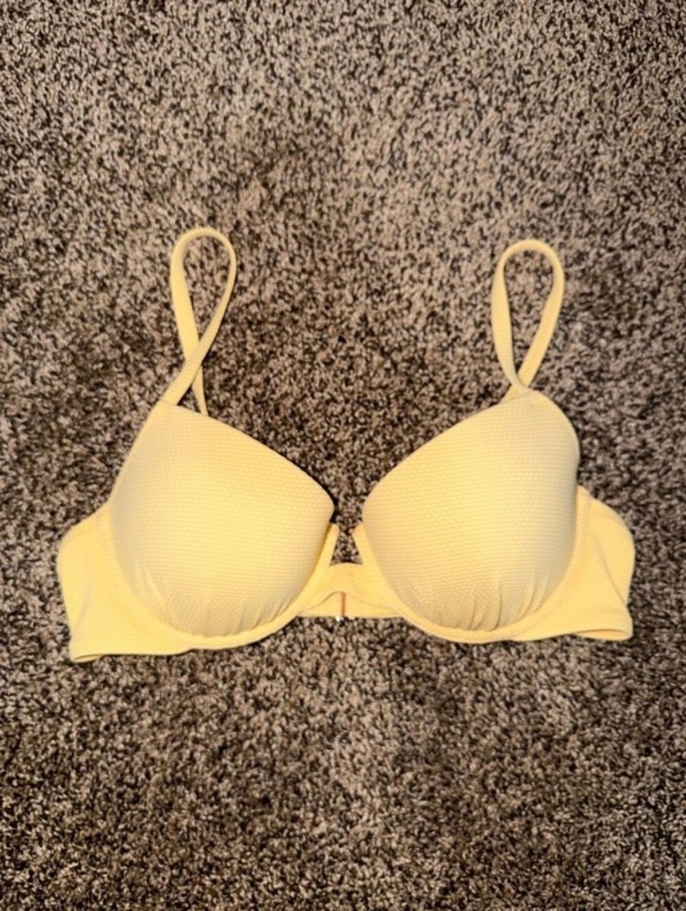Shade & Shore Brown Halter Triangle Bikini